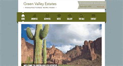 Desktop Screenshot of greenvalleyestatesmobilehomepark.com